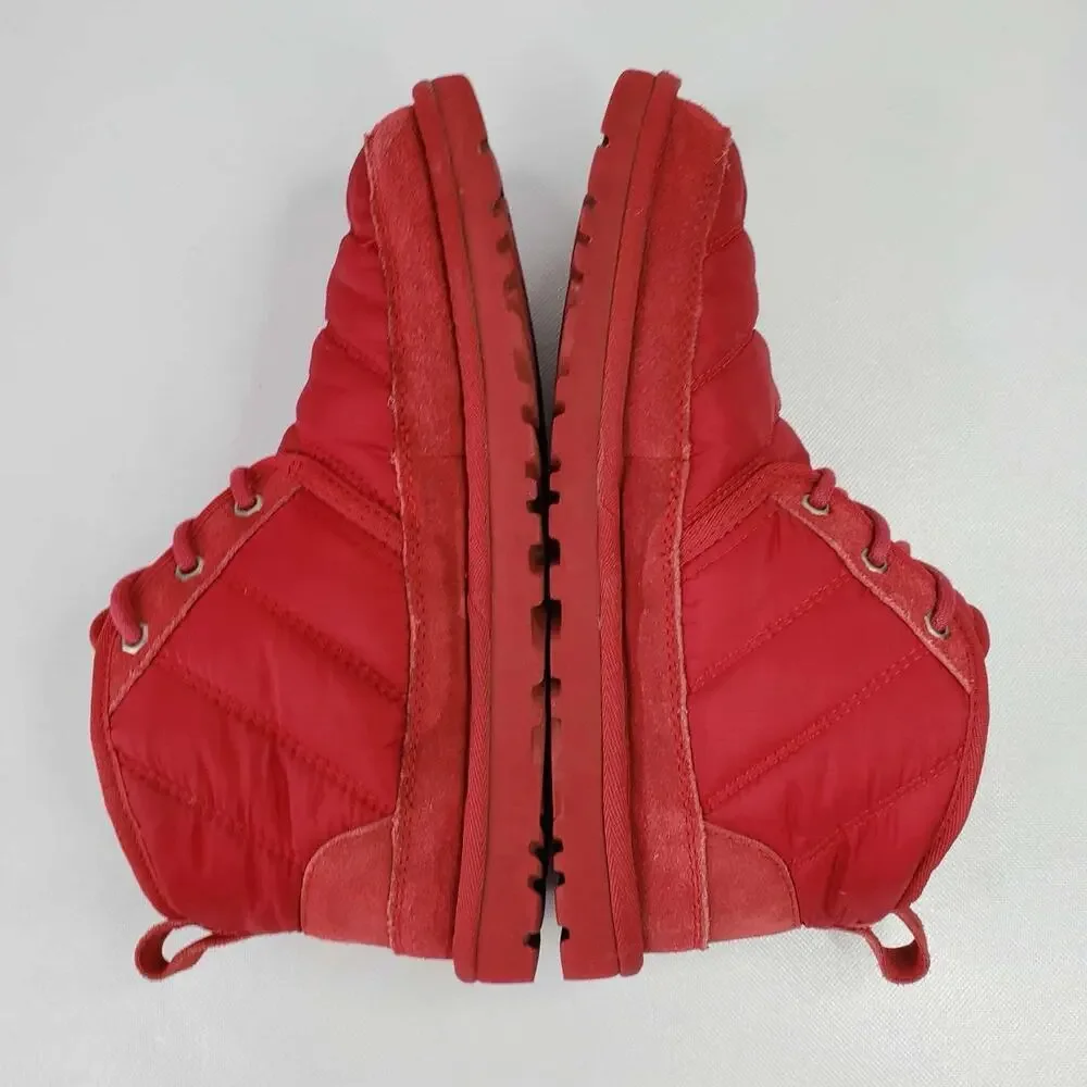 Ugg Neumel Red Chukka Boots Men's Size 7 Shoes Women’s Size 8 Christmas
